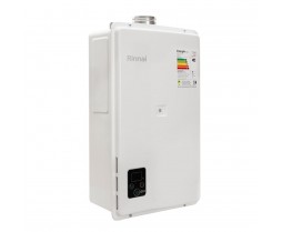 Aquecedor Rinnai Digital 32,5L a Gás REU E33 FEHB Branco