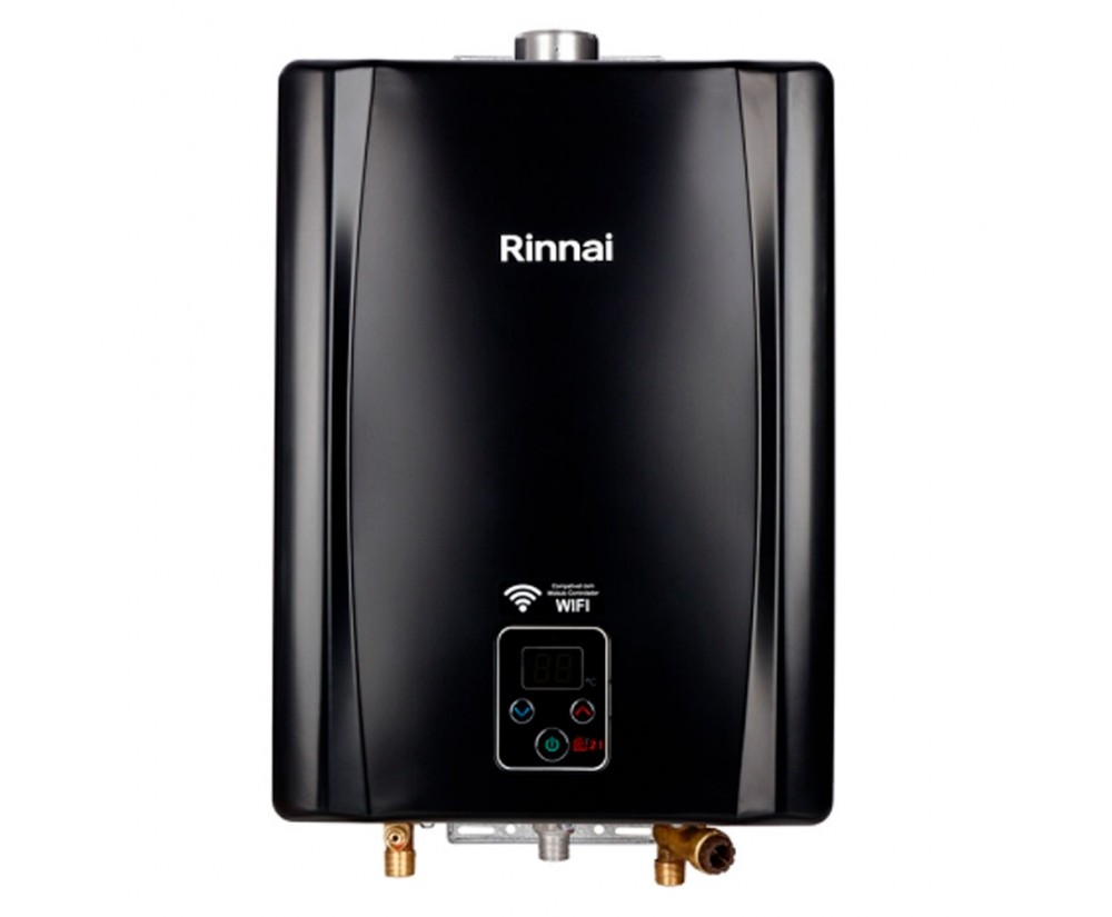 Aquecedor de Água a Gás Rinnai 21 Litros E21 - Black