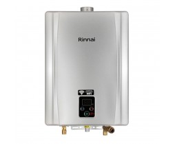 Aquecedor de Água a Gás Rinnai Digital 17L Gás REU E17 FEHG Prata Bv