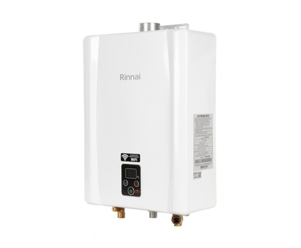 Aquecedor de Água a Gás Rinnai 21 Litros E21 - Branco Bivolt